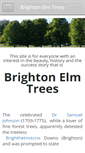 Mobile Screenshot of brightonelmtrees.com